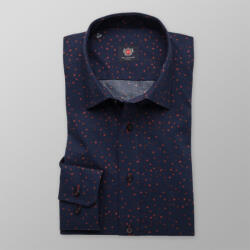 Willsoor Férfi slim fit ing London (magasság 176-182) 8596 kék színben