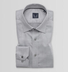 Willsoor Férfi slim fit szürke ing kis mintával 14904