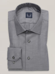 Willsoor Férfi slim fit ing sötétszürke átlós csíkkal 16541