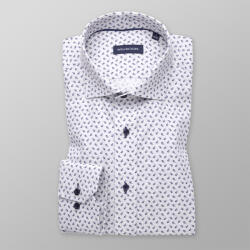 Willsoor Férfi Slim Fit ing finom sötétkék mintával 11339