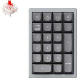 Keychron Q0 Swappable RGB Backlight Red Switch - Grey numpad (Q0-D1)