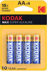 Kodak Max Alkáli Ceruza Elem AA B4