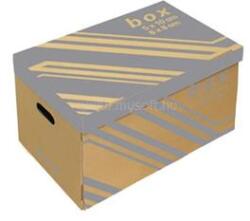 FORNAX 522x351x305 archiváló konténer tetővel 6 db iratrendezőhöz (FORNAX_403404) (FORNAX_403404)