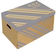 FORNAX 522x351x305 archiváló konténer tetővel 6 db iratrendezőhöz (403404) - bestbyte