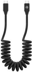 Tellur Cablu Extensibil Tellur TLL155751 USB-C la USB-C PD 60W Lungime pana la 1.8M Negru (TLL155751)
