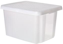 Keter Tárolódoboz, tetővel, 45 l, áttetsző, CURVER "Essentials (CSC45E) - primatinta