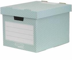 Fellowes Tároló doboz, karton, 33, 3x28, 5x39 cm FELLOWES, "Style", zöld-fehér (IFW44813) - primatinta
