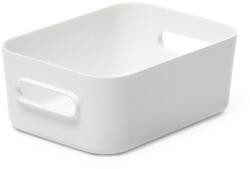 SMARTSTORE Műanyag tárolódoboz, 1, 5 liter, SMARTSTORE "Compact S", fehér (CSDSMART05) - primatinta