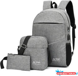  Szürke, elegáns hátizsák (BAG-009)