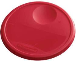 Rubbermaid Kör alakú tető 11, 4 l-es, nyers húsokhoz való tárolódobozhoz, piros