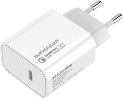 ColorWay Ac Tolto Power Delivery Port Usb Type-c 20w V2, Feher, (cw-chs026pd-wt)