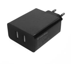 ColorWay Ac Tolto 2xusb Auto Id 4.8a (24w), Fekete (cw-chs016-bk)