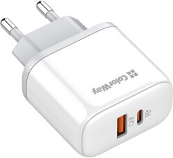 ColorWay Ac Tolto Power Delivery Port Pps Usb (type-c Pd + Usb Qc3.0) (45w) (cw-chs042pd-wt)