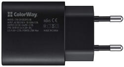 ColorWay Ac Tolto S Power Delivery Port Pps Usb Type-c 25w, Fekete (cw-chs033pd-bk)