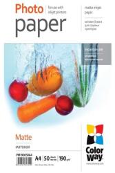 COLORWAY Fotopapir Cw Matt 190g/m2, 50db, A4 (pm190050a4)