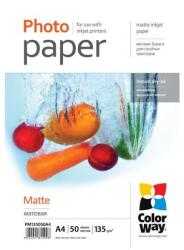 COLORWAY Fotopapir Cw Matt 135g/m2, 50db, A4 (pm135050a4)