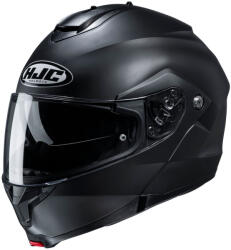 HJC C91N Semi Flat Black Cască Moto Flip-Up ECE 22.06 cu Sunvisor 10717006-011 (10717006-011)