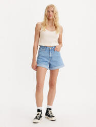 Levi's Pantaloni Scurți Din Denim Pentru Femei Albastru Deschis Rolled A55640006 (A55640006)