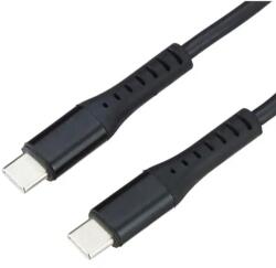 USB4 USB-C kábel 5A, 240W, Thunderbolt 3, 40Gbps 8K@60Hz, 0, 3m, fekete (XXX)