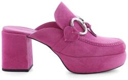 Kennel & Schmenger papuci din piele Ira femei, culoarea roz, cu toc drept, 91-44530 PPYX-KLD0YE_42X