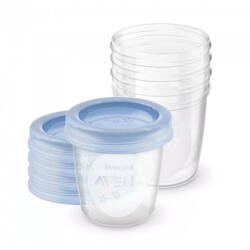Philips Avent SCF619/05 VIA anyatej és ételtároló pohár 180 ml (5 db) (671688)