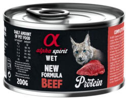 Alpha Spirit Hran umed Premium pentru pisic Alpha Spirit, cu vit i legume, 200 g