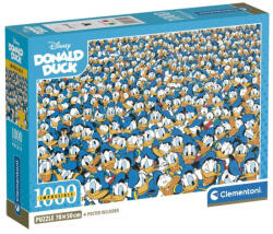 Clementoni 39799 Disney Impossible Compact puzzle - Donald kacsa (1000 db) (39799)