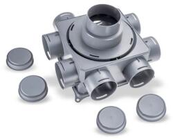 Wolf szellőzés Mini 8-as levegőosztó doboz 75/63 DN125/160/180 méretű csatlakozás 2577835 (2577835)