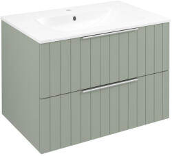 SAPHO Cirasa mosdótartó szekrény 2 fiókkal 69, 8x52x46 cm, verde strip CR701-4444S (CR701-4444S)