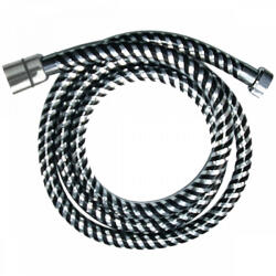 Invena Biflex zuhanycső 150 cm, króm/fekete AW-30-J04-J (AW-30-J04-J)