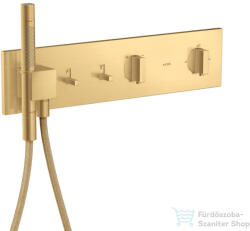 Hansgrohe AXOR SHOWERCOMPOSITION 2 utas termosztátos falsík alatti kád /zuhany csaptelep, szálcsiszolt arany hatású 12571250 (12571250)