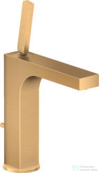 Hansgrohe AXOR CITTERIO mosdó csaptelep 180 mm, automata leeresztővel, szálcsiszolt sárgaréz hatású 39031950 (39031950)