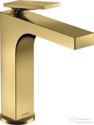 Hansgrohe AXOR CITTERIO 160 mosdó csaptelep rombuszmetszéses fogantyúval, automata leeresztővel, polírozott arany hatású 39071990 (39071990)