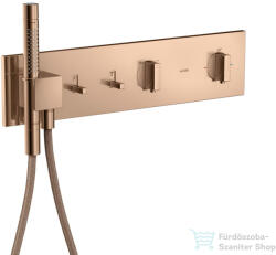 Hansgrohe AXOR SHOWERCOMPOSITION 2 utas termosztátos falsík alatti kád /zuhany csaptelep, polírozott vörös arany hatású 12571300 (12571300)