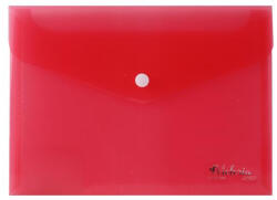 Victoria Irattartó tasak, A5, PP, patentos, VICTORIA OFFICE, piros (IDITA5P) (IDITA5P)