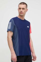 adidas Performance futós póló Own the Run sötétkék, mintás, IK4997 - sötétkék M