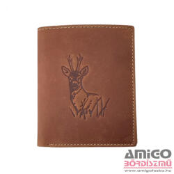 Giorgio Carelli 672772 461 Giorgio Carelli pénztárca barna őzgida motívum