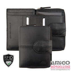 Giorgio Carelli 516417 002 Giorgio Carelli bőr pénztárca fekete