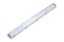 Asalite Prémium IP65 Por-és Páramentes Armatúra 2x120cm T8 LED Csőre Előkészítve (2x18W fénycső nem tartozék) (ASAL0155)