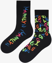 Marilyn Mr. Marilyn graffiti feliratos, felemás férfi zokni (742485)