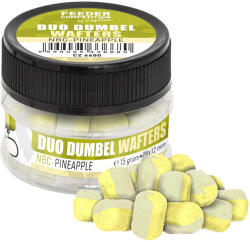 CarpZoom FC Duo Dumbel Wafters horogcsali, o10x14 mm, vajsav (NBC), ananász, zöld, 15 g (CZ3251)