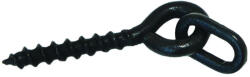CarpZoom Pop up csavar ovális karikával, 12mm, fekete, 10db (CZ4496)