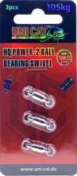 Unicat UNI CAT HQ Power -2 Ball Bearing Swivel golyóscsapágyas harcsázó forgó 105kg / 3pcs (1613105)
