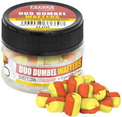CarpZoom FC Duo Dumbel Wafters horogcsali, o10x14 mm, édes kukorica, eper, 15 g (CZ3268)