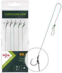 Carp Zoom Feeder Competition Power Feeder Rig KO. 1 kötött method elõke, 10cm, #10; 10 mm; o0, 18mm, 5db (CZ6666)