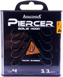 Anaconda Piercer Boilie Hook mikroszakállas / méret 4 / 11db (2400404)