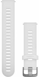 Garmin Óraszíj 20 mm fehér szilikon, rozsdamentes csat (Quick Release) Forerunner 245 (010-11251-1P)