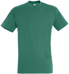 SOL'S Uniszex REGENT kereknyakú rövid ujjú pamut póló, SOL'S SO11380, Emerald-XL (so11380em-xl)