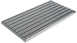 ACO Ștergător de picioare încastrabil ACO Self Vario, cu ramă din aluminiu și grătar benzi textile si cauciucate, 750x500x30mm Pres