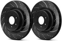 EBC Set 2 discuri de frana, 2pcs, Turbo Groove, Ventilate, Cut-Perforat, fata ; Stanga Dreapta, outer diameter 350 mm, thickness 30 32 mm, compatibil: DODGE DURANGO; JEEP GRAND CHEROKEE IV 3.0D 5.7 01.11-